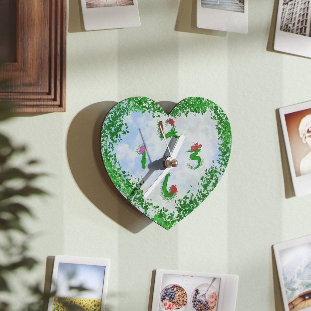 Every Second is Another Opportunity SMALL Clock