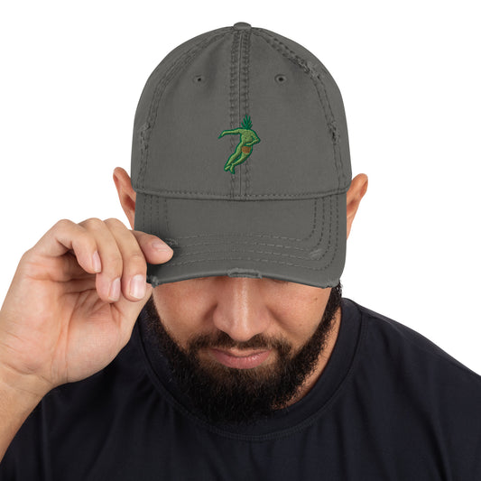 Yew Distressed Dad Hat