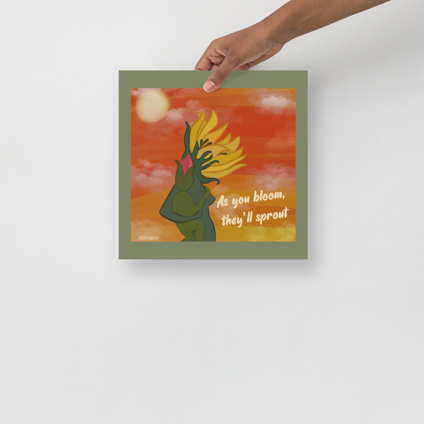 Sunflower, Blooming; Poster