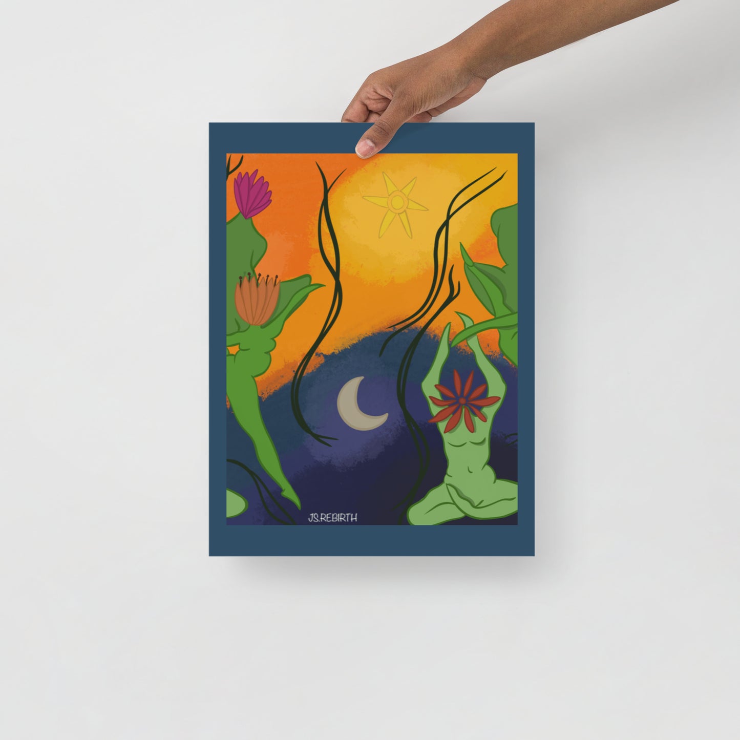 Balance as day and night; Poster