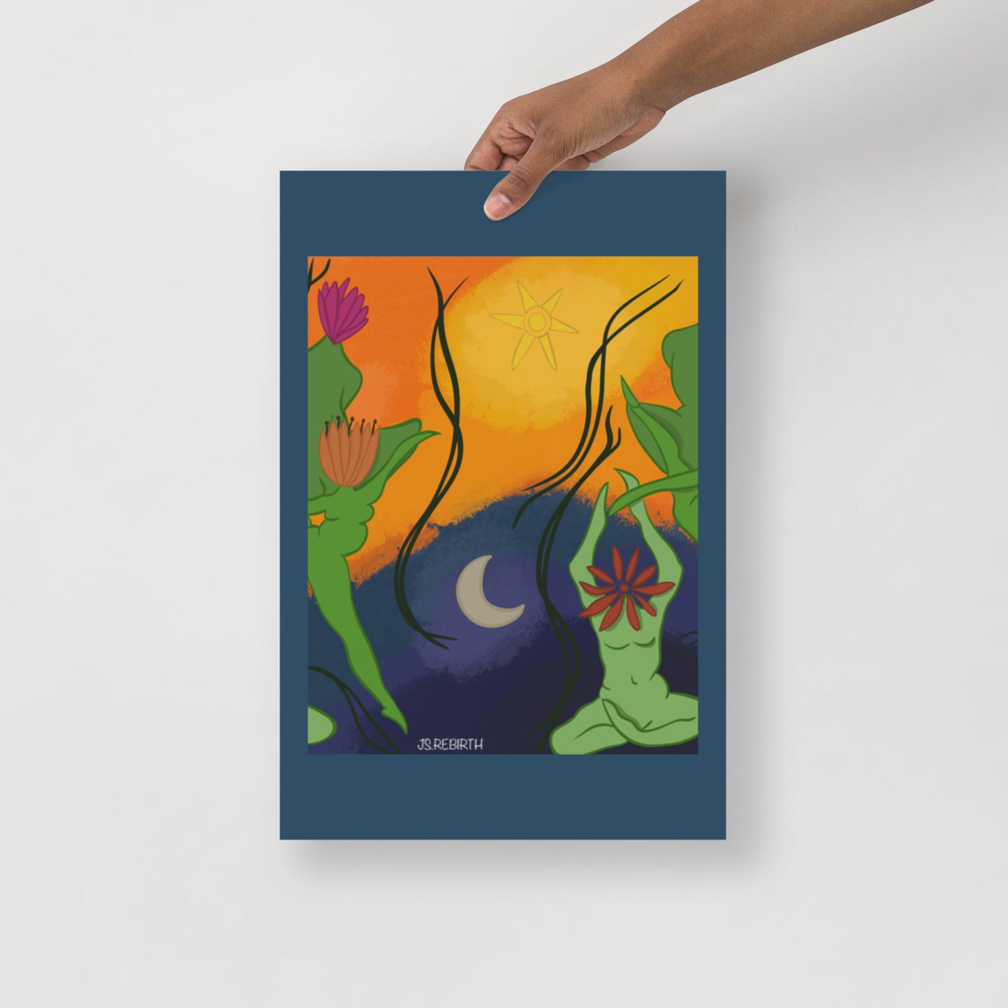 Balance as day and night; Poster
