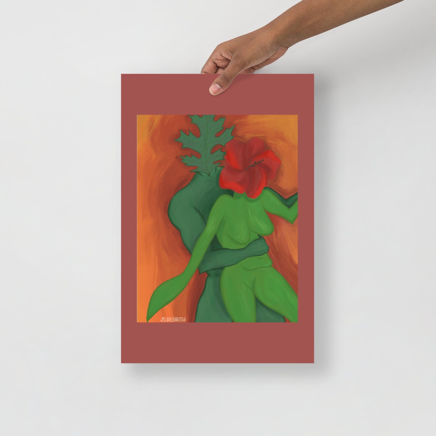 Northern Pin & Hibiscus, Dancing Away; Poster