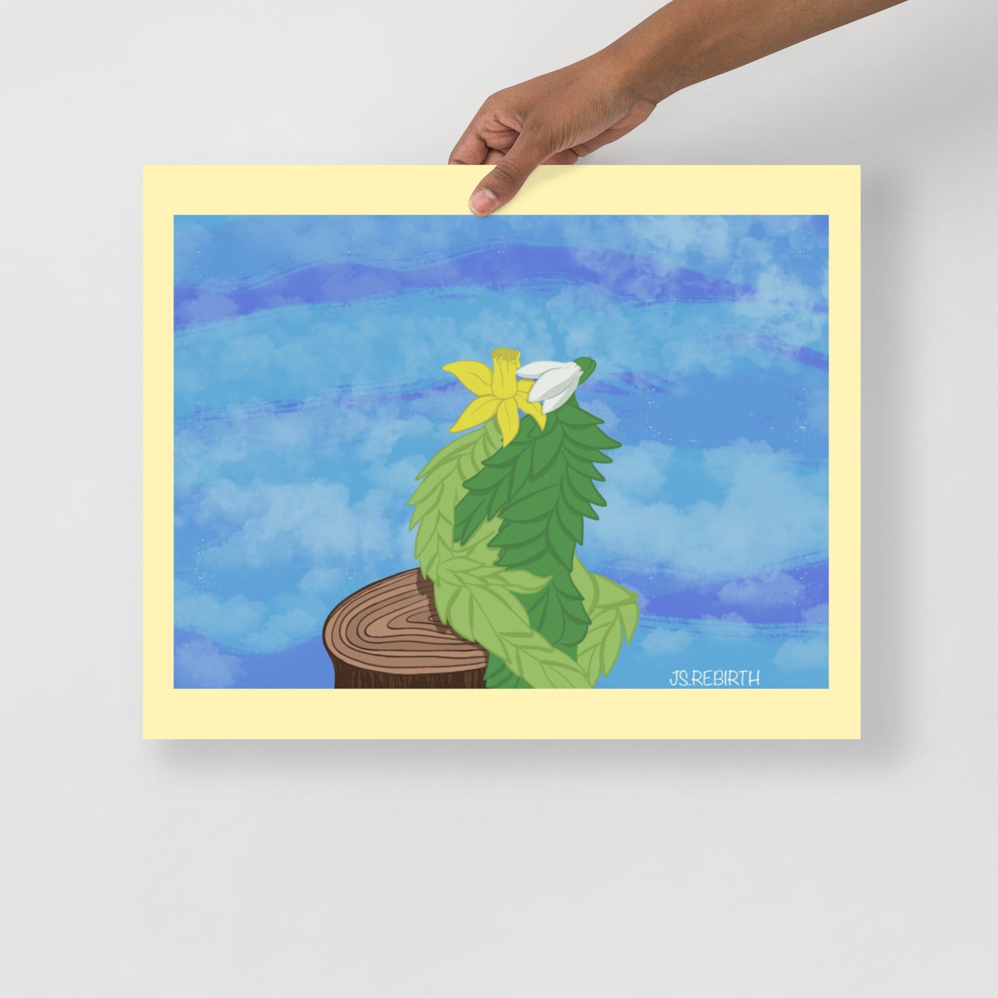 Daffodils & Snowdrop, Wrap around me; Poster