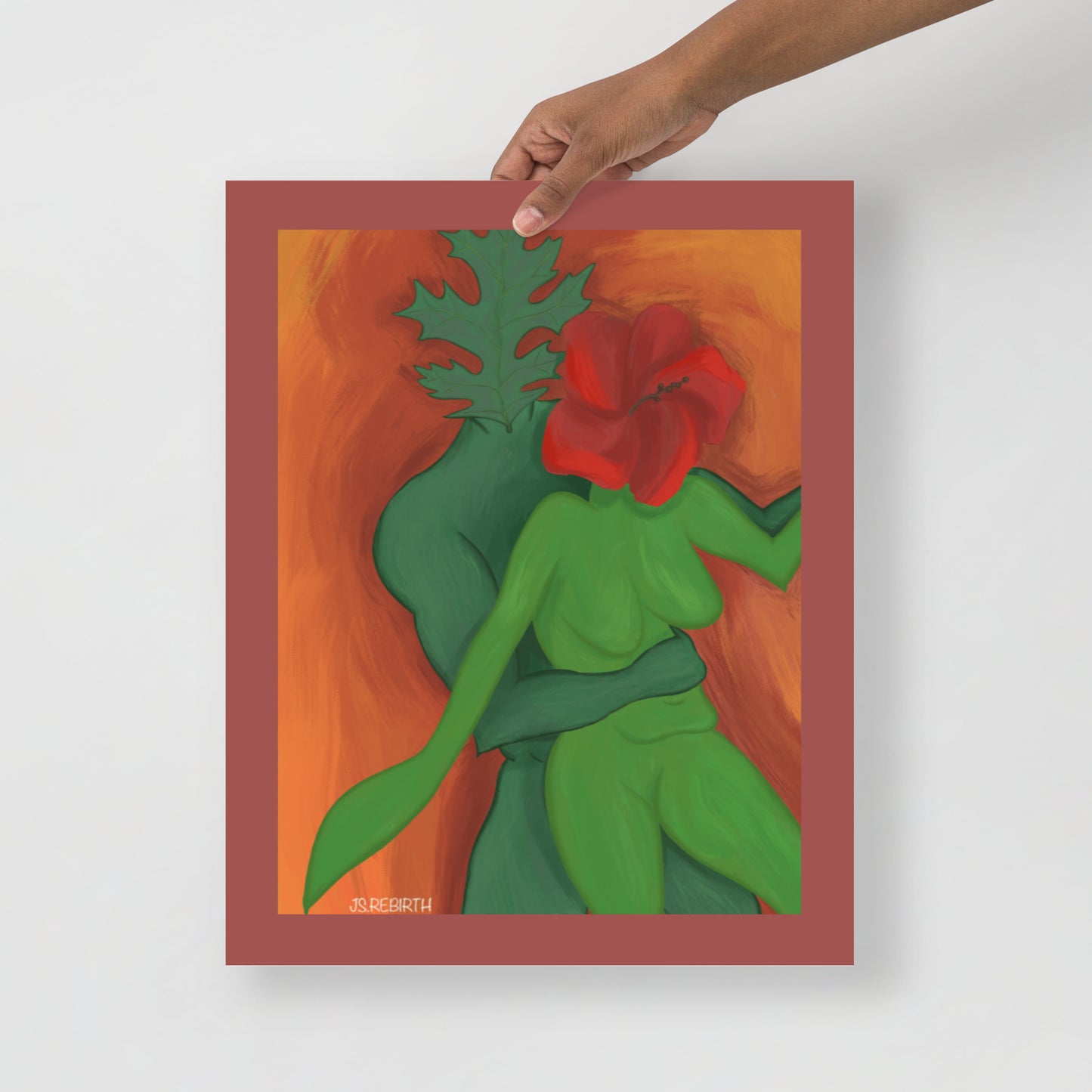 Northern Pin & Hibiscus, Dancing Away; Poster