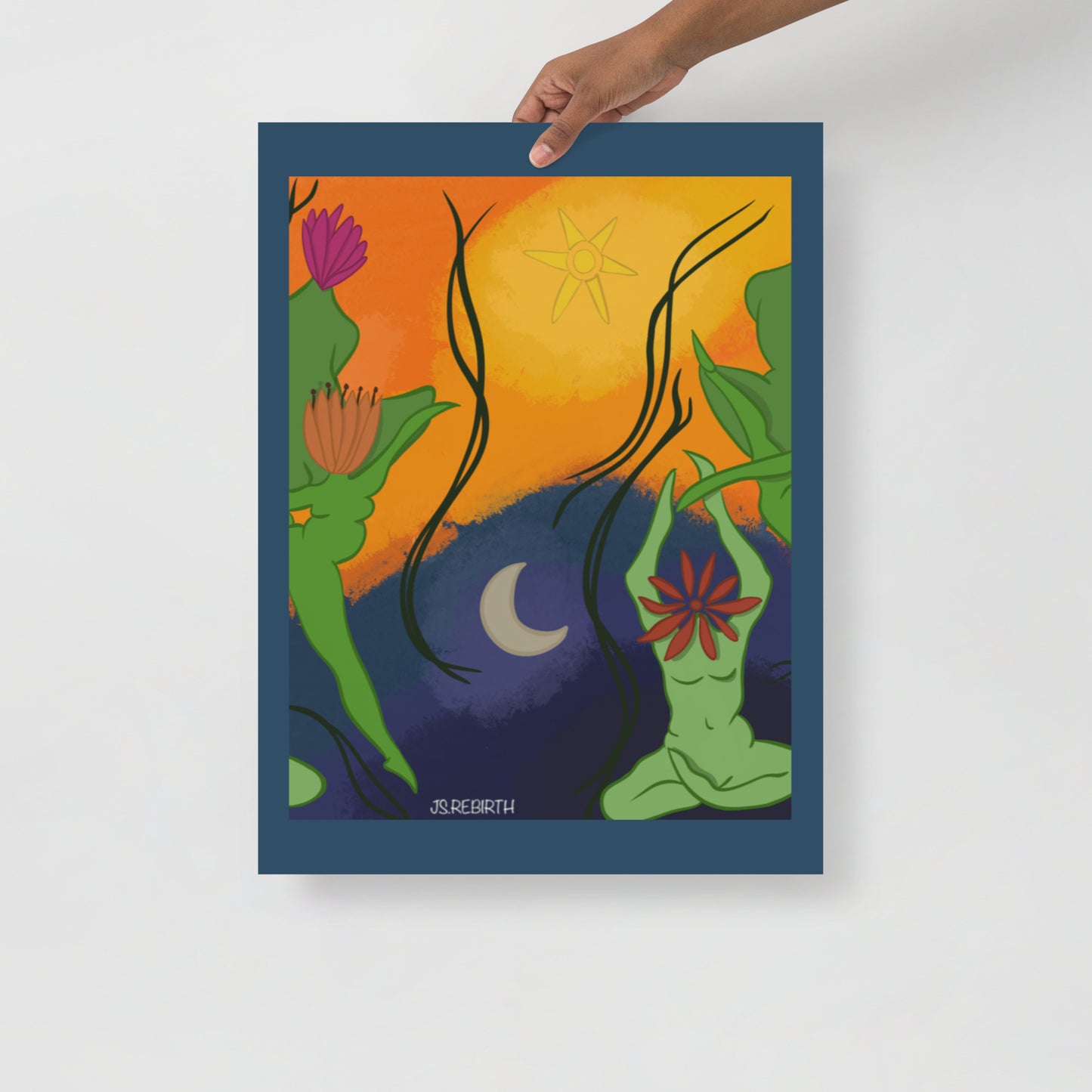 Balance as day and night; Poster