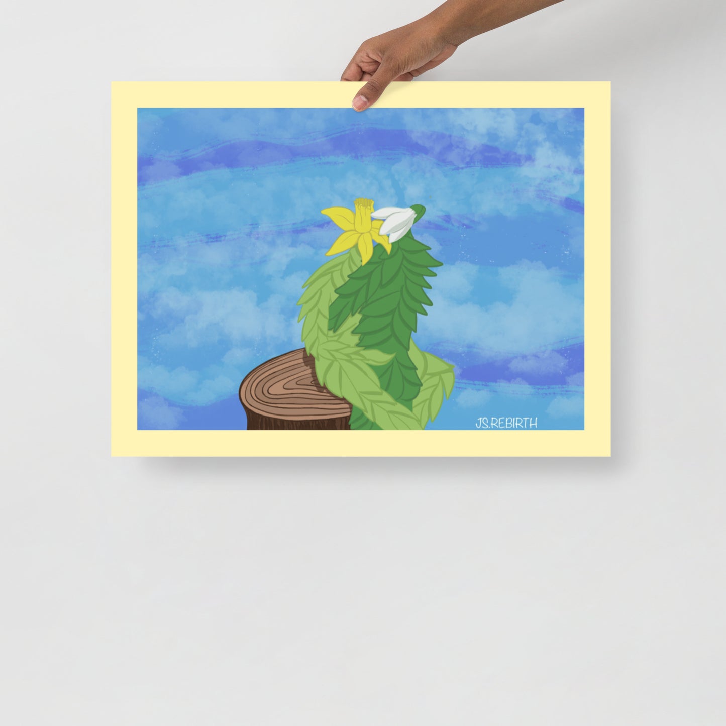 Daffodils & Snowdrop, Wrap around me; Poster