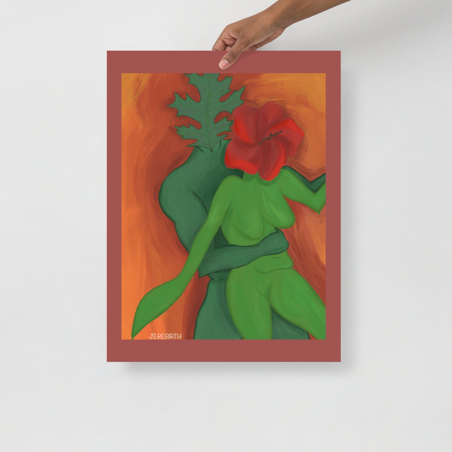 Northern Pin & Hibiscus, Dancing Away; Poster