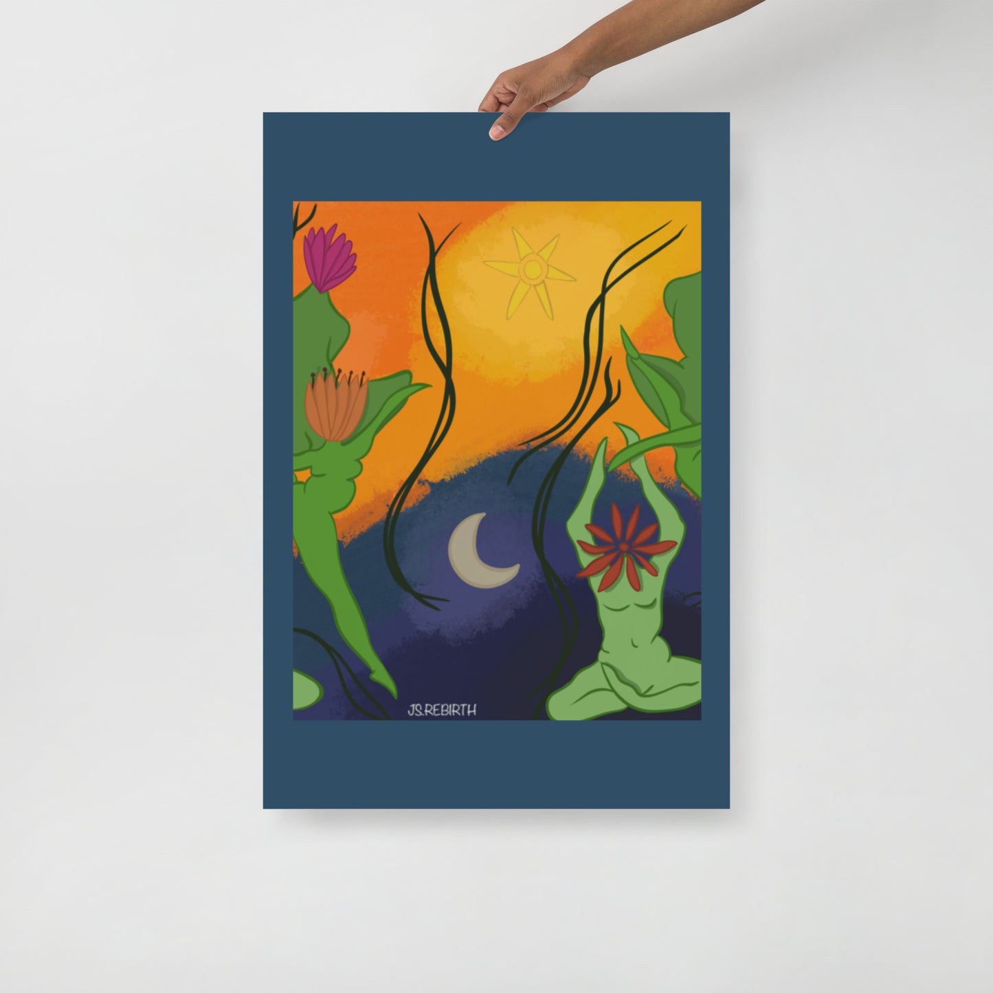 Balance as day and night; Poster