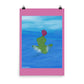 Water Lily, Take in the Waves; Poster