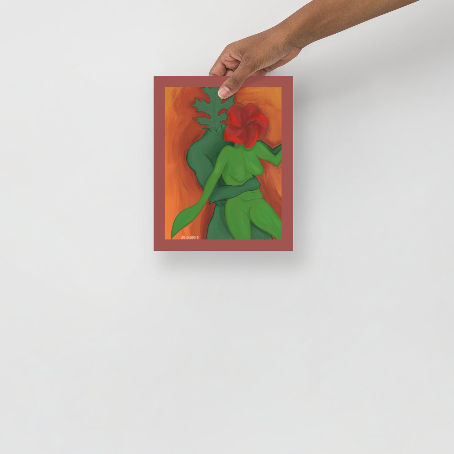 Northern Pin & Hibiscus, Dancing Away; Poster